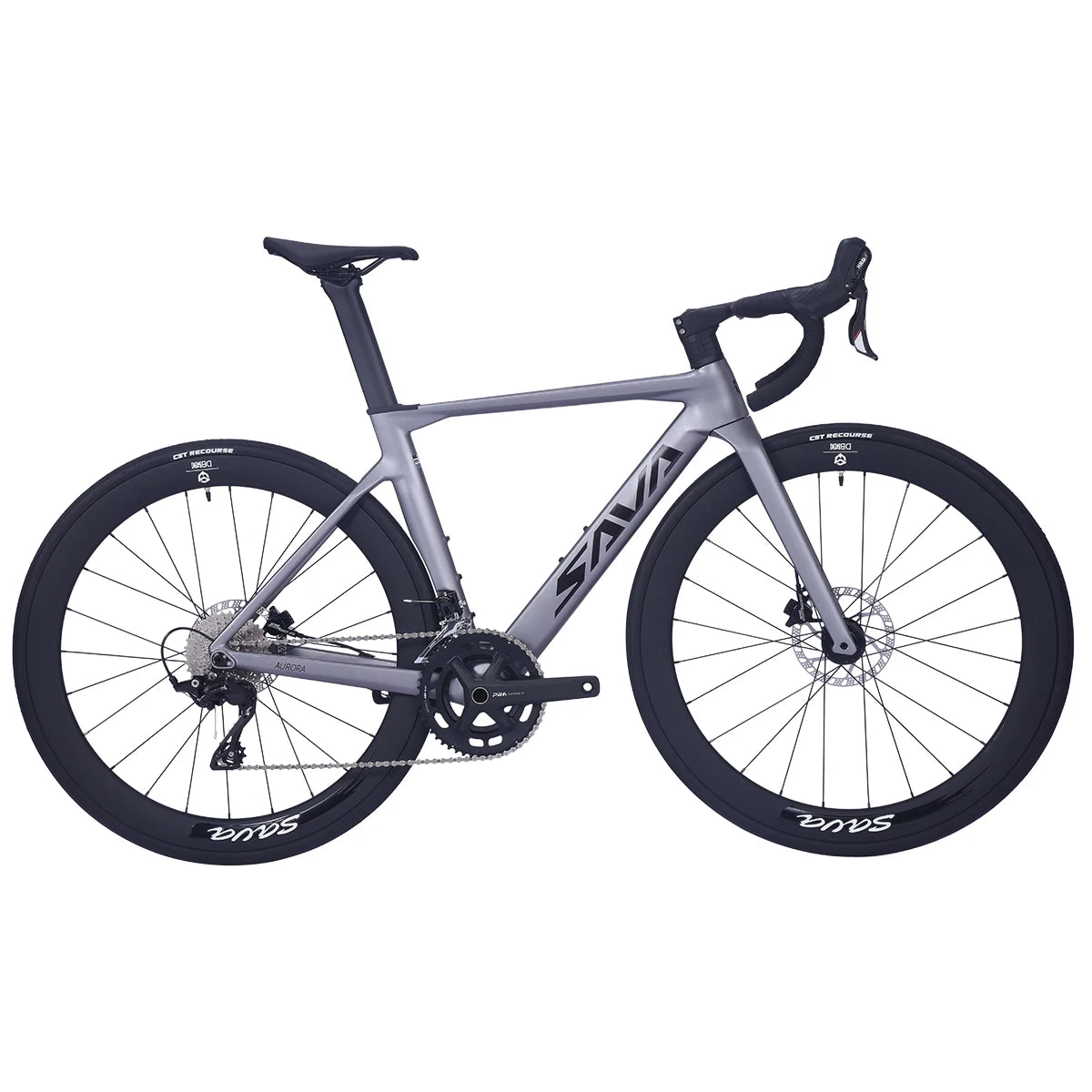 US Warehouse SAVA A7L/A7L PRO Carbon Fiber Road Bike with Shimano R7100 24-Speed Components and Hydraulic Brakes Adult Racing