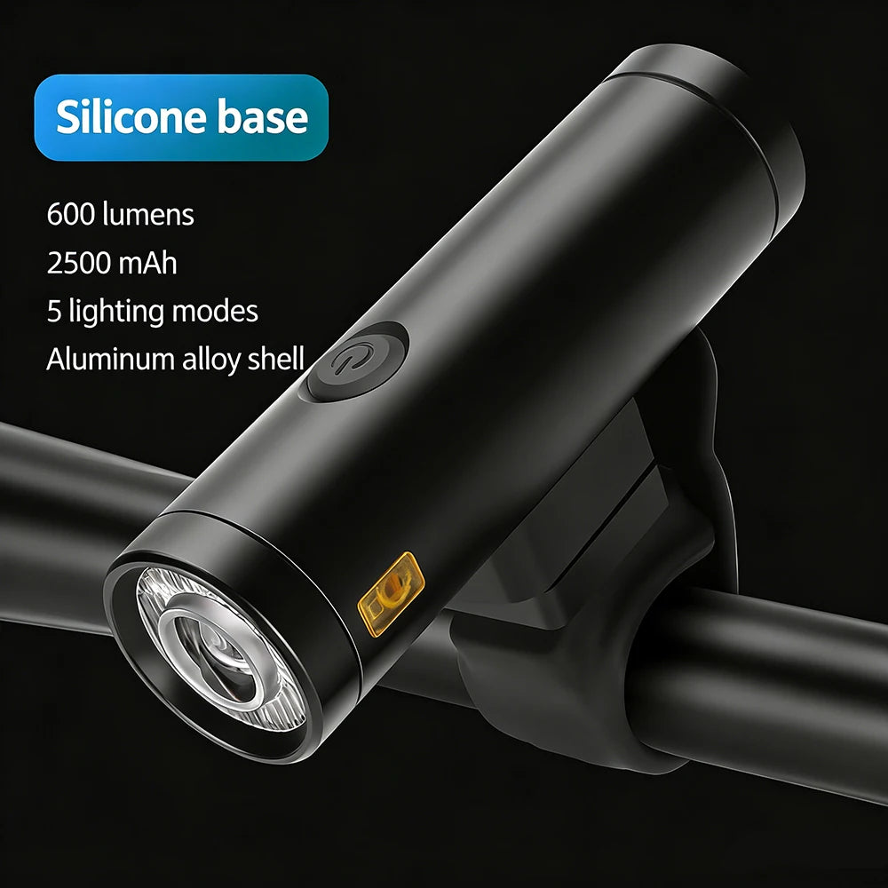 BUCKLOS LED Bike Light 2800 Lumens Bicycle Lamp 6000mAh Bicycle Front Lamp Aluminum Alloy Bike Headlight MTB Front Lantern