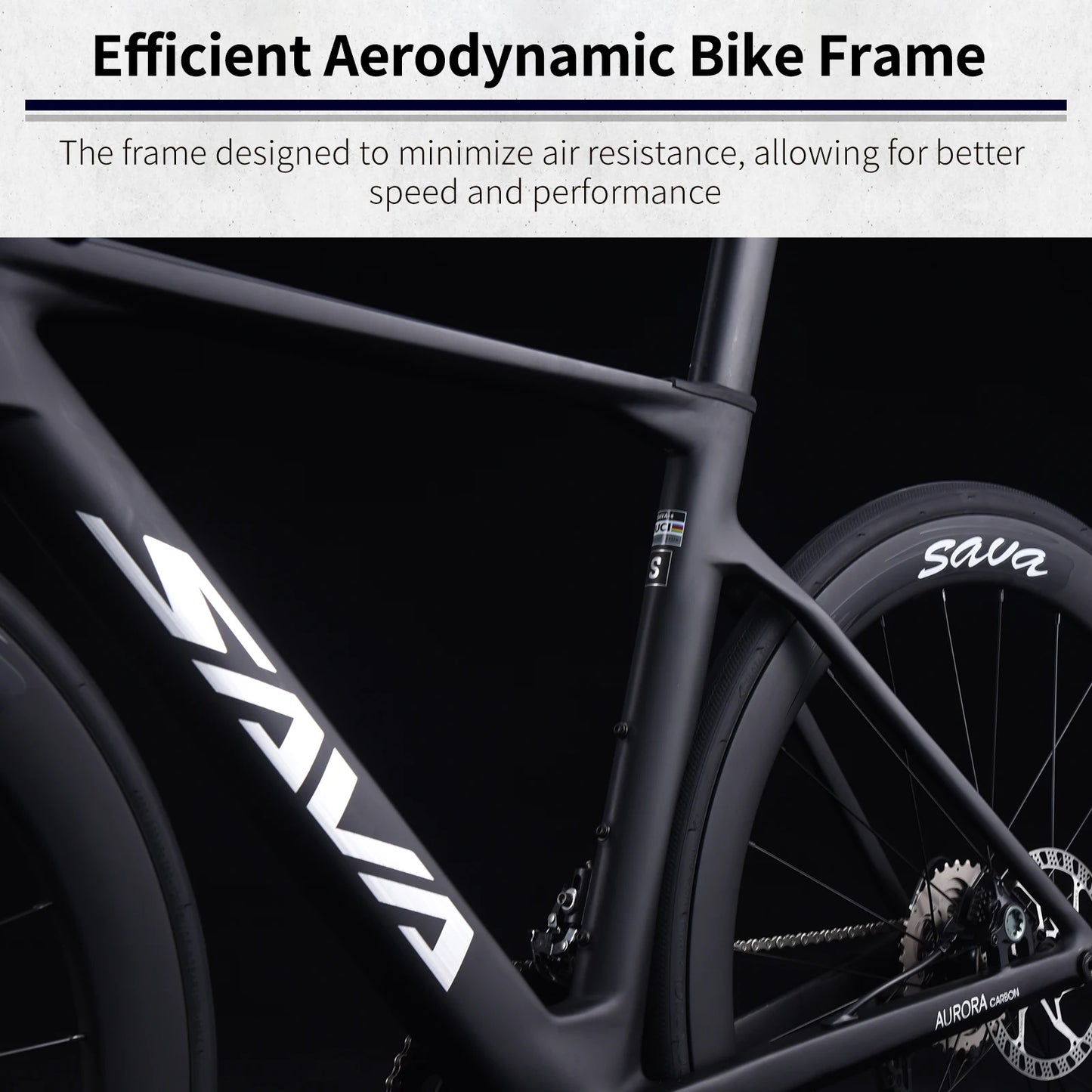 US Warehouse SAVA A7L/A7L PRO Carbon Fiber Road Bike with Shimano R7100 24-Speed Components and Hydraulic Brakes Adult Racing