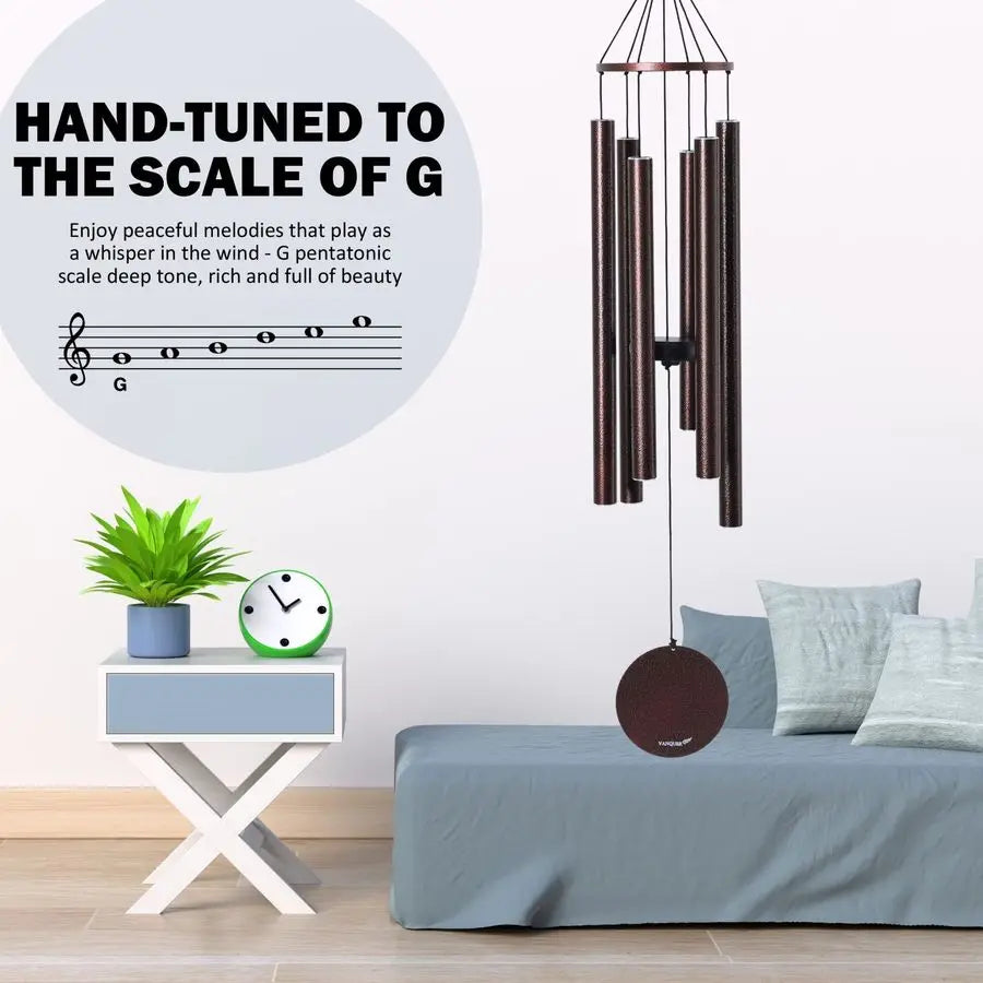 Wind Chimes for Outside Deep Tone 38 Wind Chimes Outdoor Clearance, Deep Tone, Windchimes Outdoors, Memorial,Wind Spinner, Sympa