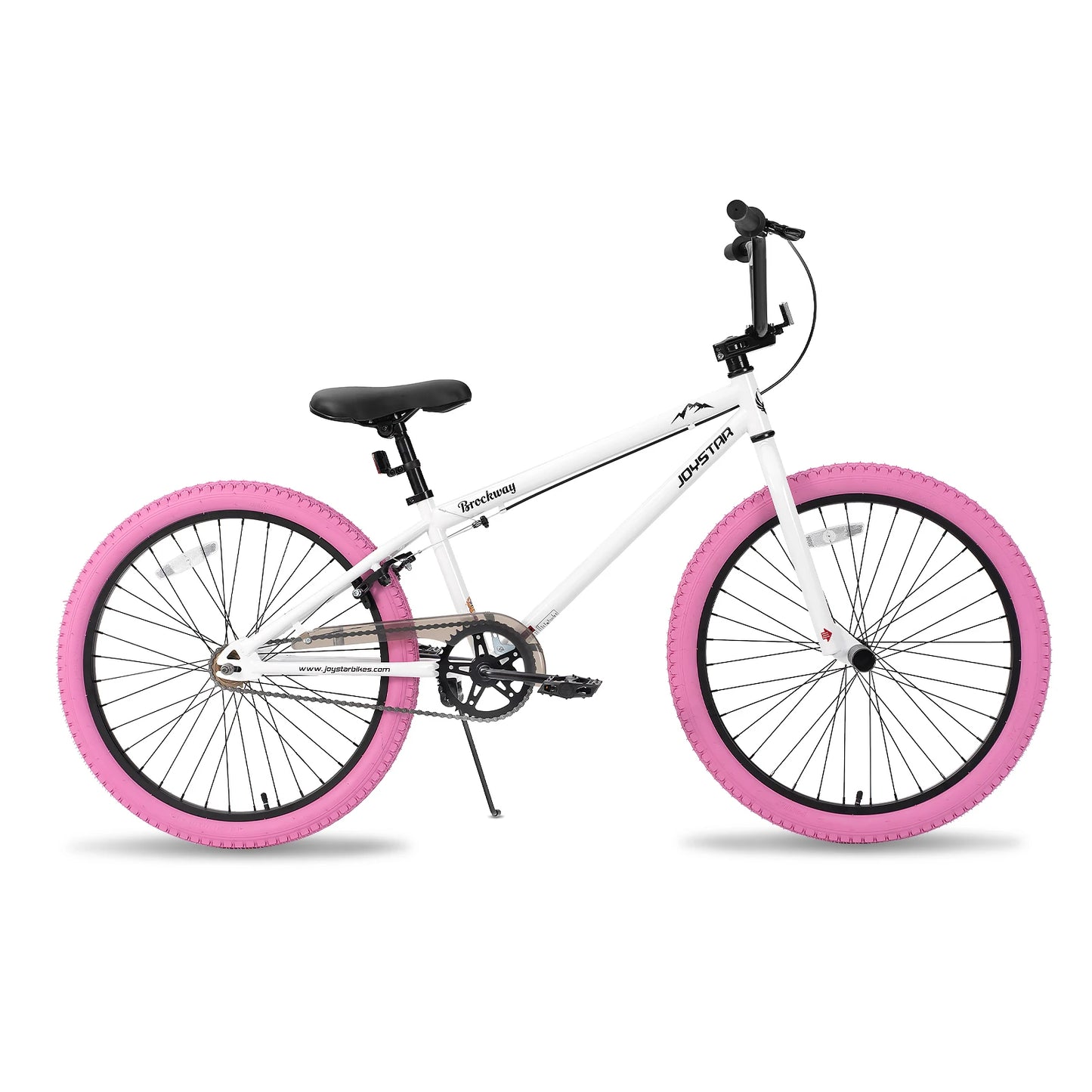 JOYSTAR Freestyle Kids BMX Bikes 20" 24" Kids Bicycles for 6-14 Years Boys Girls and Beginner-Level Riders 2 Pegs