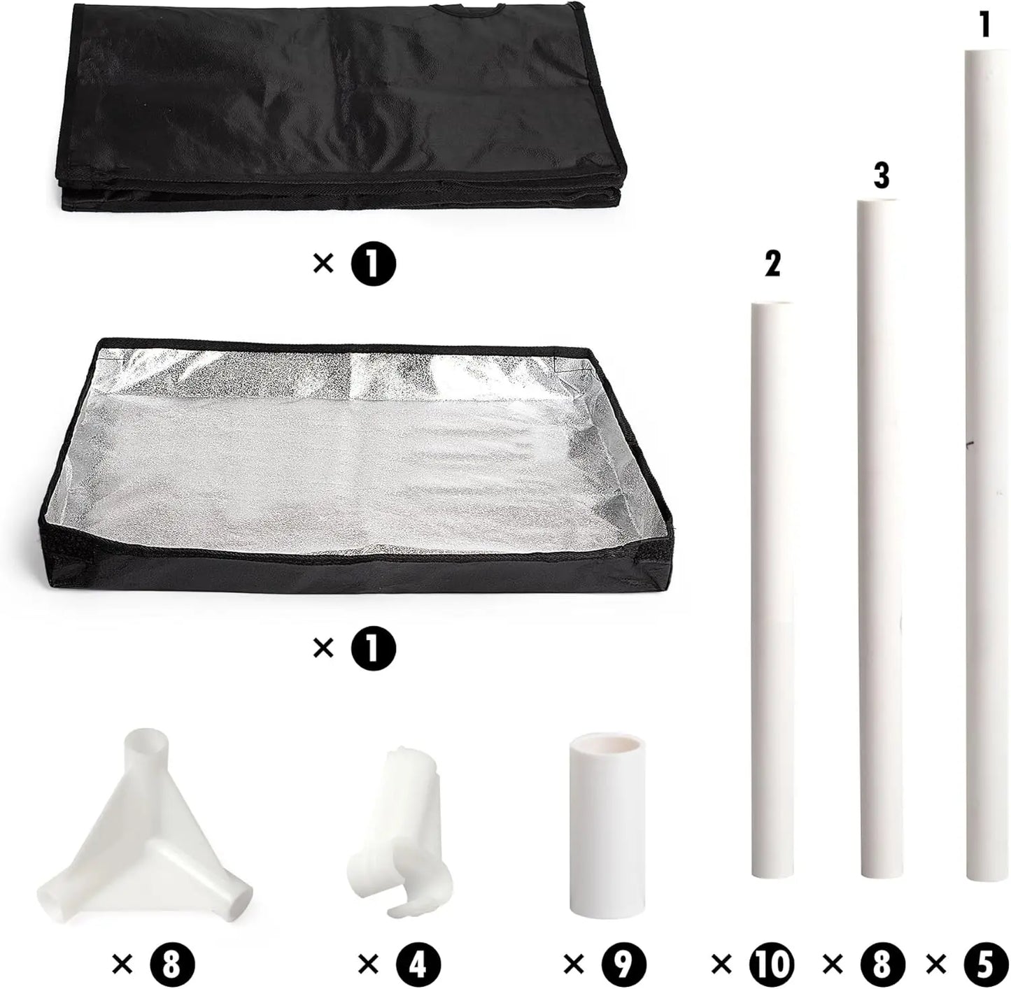 Small Indoor Grow Tent for Hydroponics and Herb Gardens, Portable Protection Enclosure for AeroGarden Systems