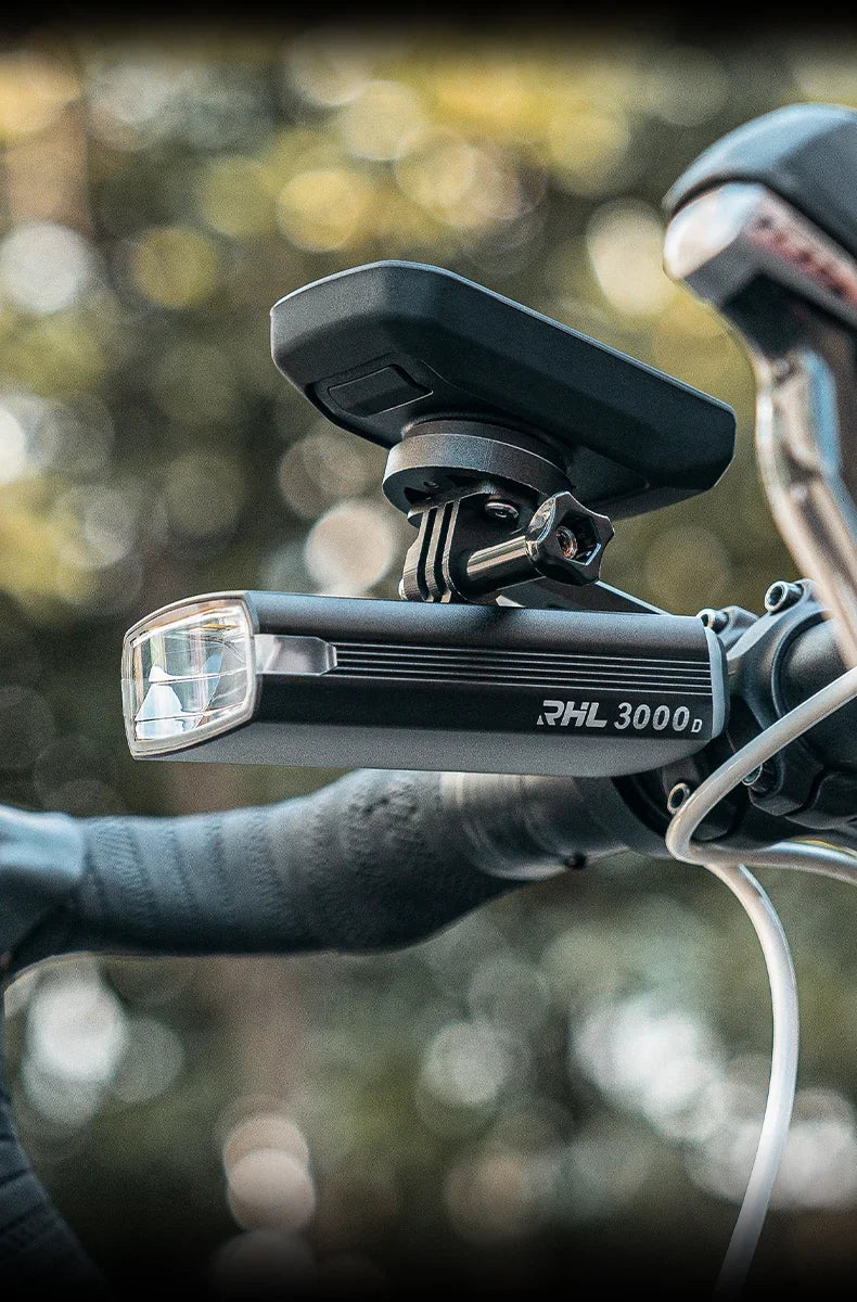 ROCKBROS Bike Light 3000LM 10000mAh Bicycle Front Light Flashlight High Brightness Type-C Bike Lamp Cycling Safety Front Lights