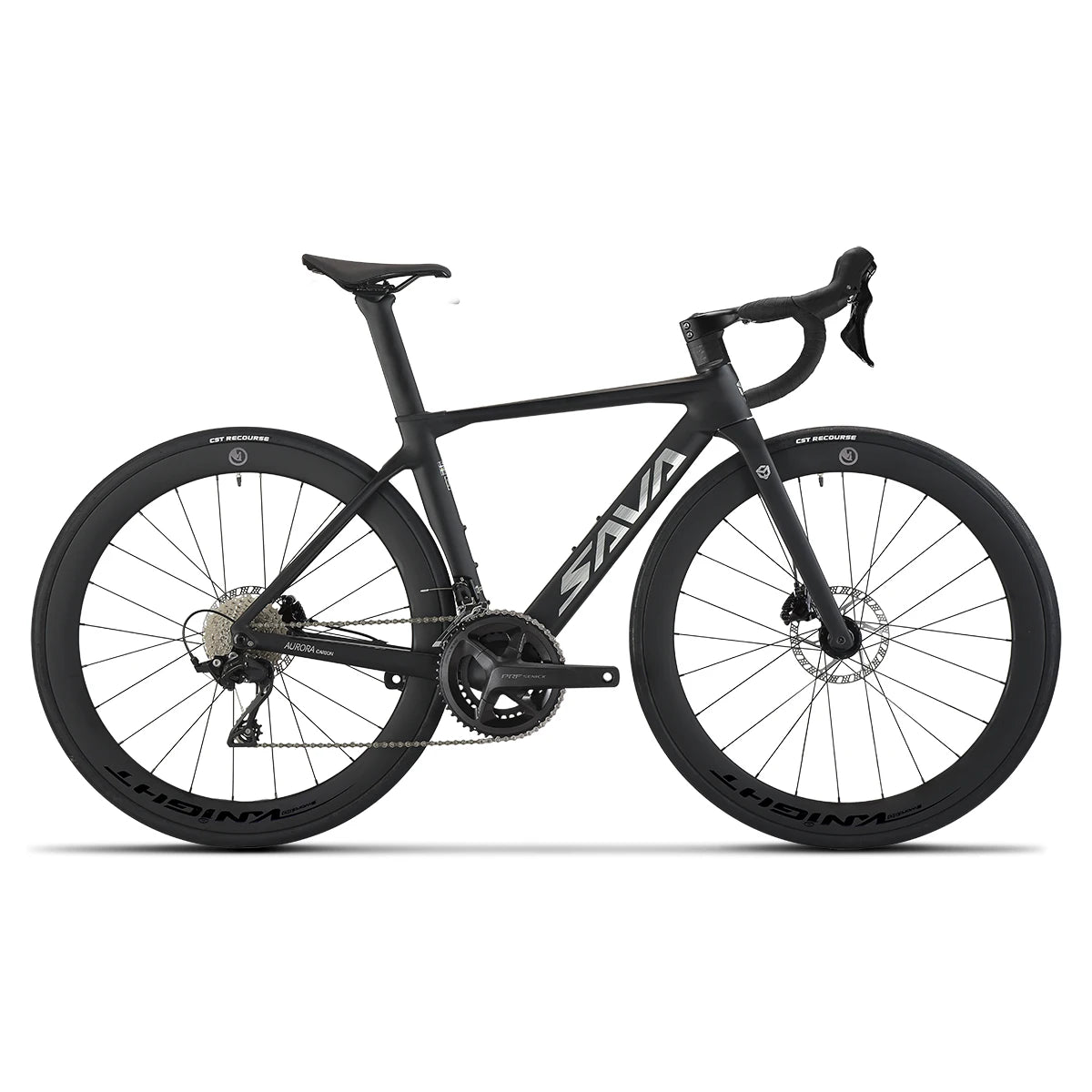 US Warehouse SAVA A7L/A7L PRO Carbon Fiber Road Bike with Shimano R7100 24-Speed Components and Hydraulic Brakes Adult Racing