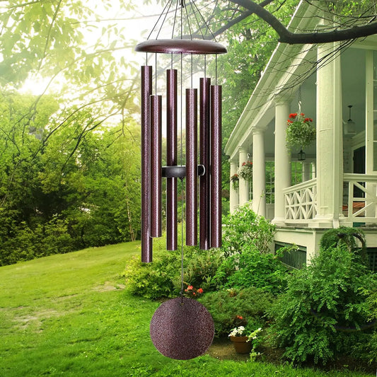 Deep Tone Memorial Wind Chimes, 38" Large Outdoor Decor for Mom Grandma Christmas Gifts