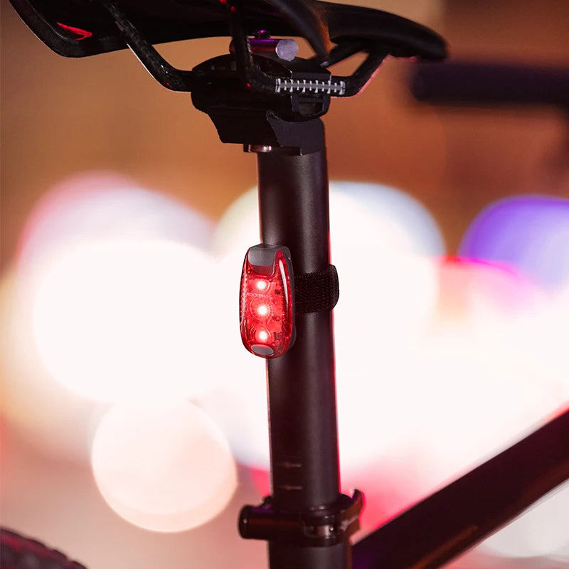 ROCKBROS Rear Bike Tail Light 3Gears Ultra Bright Taillights Fit On Bicycle Easy to Install for Cycling Safety Bicycle Light