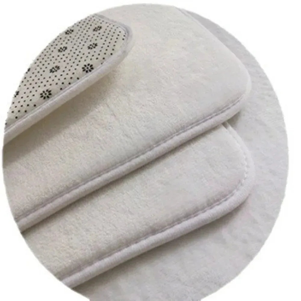 Coffee Pattern, Machine-Washable, Dirt-Trapping Rectangular Mat for Bathroom, Living Room, Doorway & Contemporary