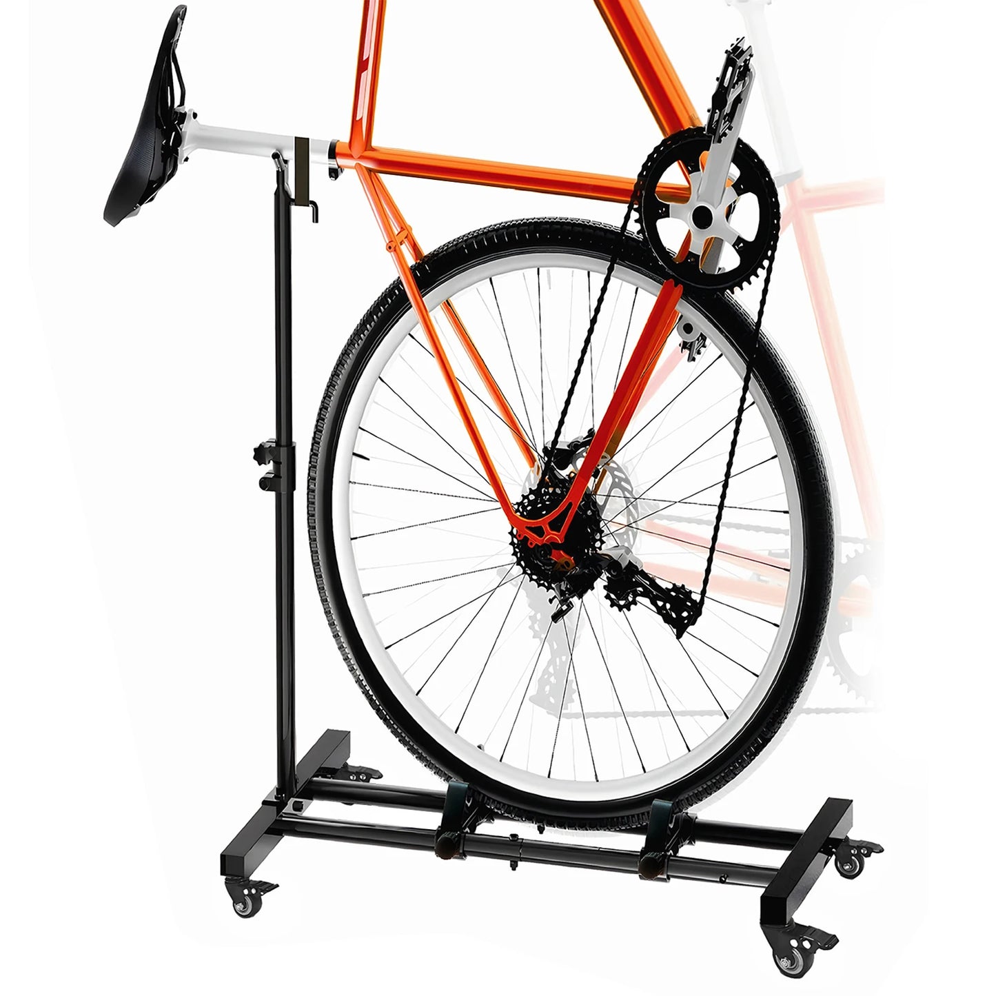 Upright Bike Storage Rack Space-Saving Freestanding Indoor Bikes Holder Upright Bicycle Floor Stands for Mountain And Road Bikes