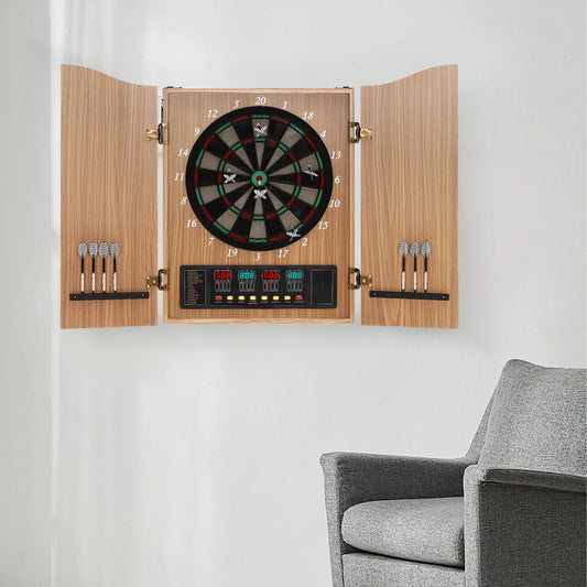 Take Aim Electronic Dart Machine Dart Board Cabinet Set For Commercial & Home