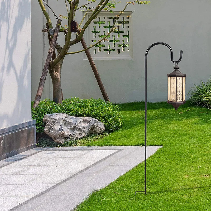 Shepherd Hook Iron Metal Hook Garden Iron Art Hook Outdoor Lawn Garden Rustproof Hook