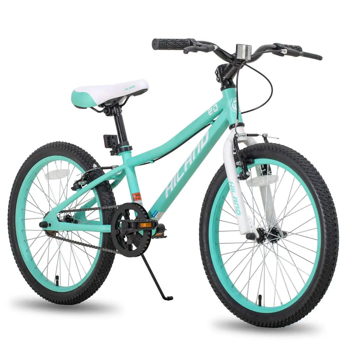 Hiland 20 24 Inch Mountain Bike for Kids Age 5 + Year Old, Front Suspension Fork Kids' Bicycles for Boys Girls, Customized