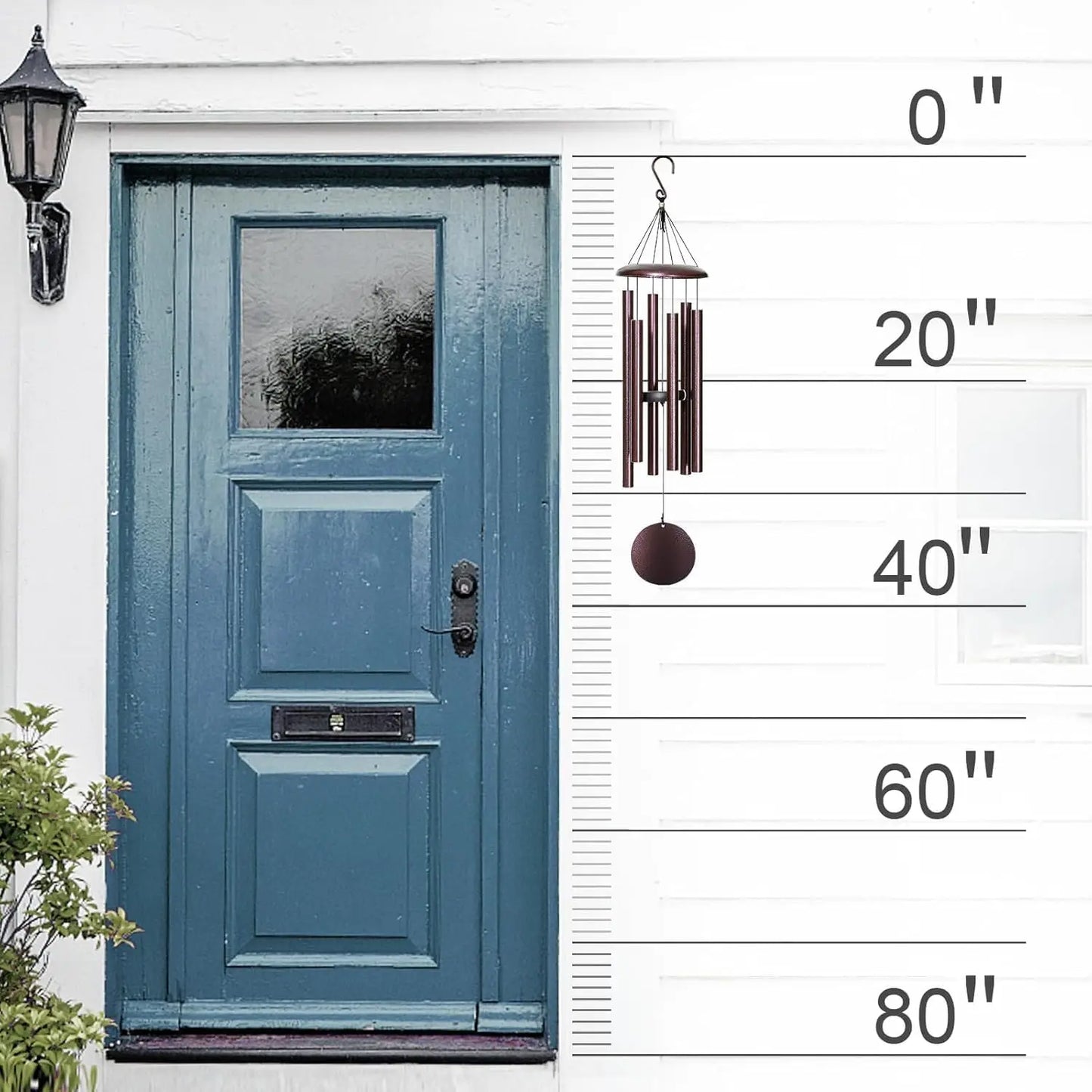Deep Tone Memorial Wind Chimes, 38" Large Outdoor Decor for Mom Grandma Christmas Gifts