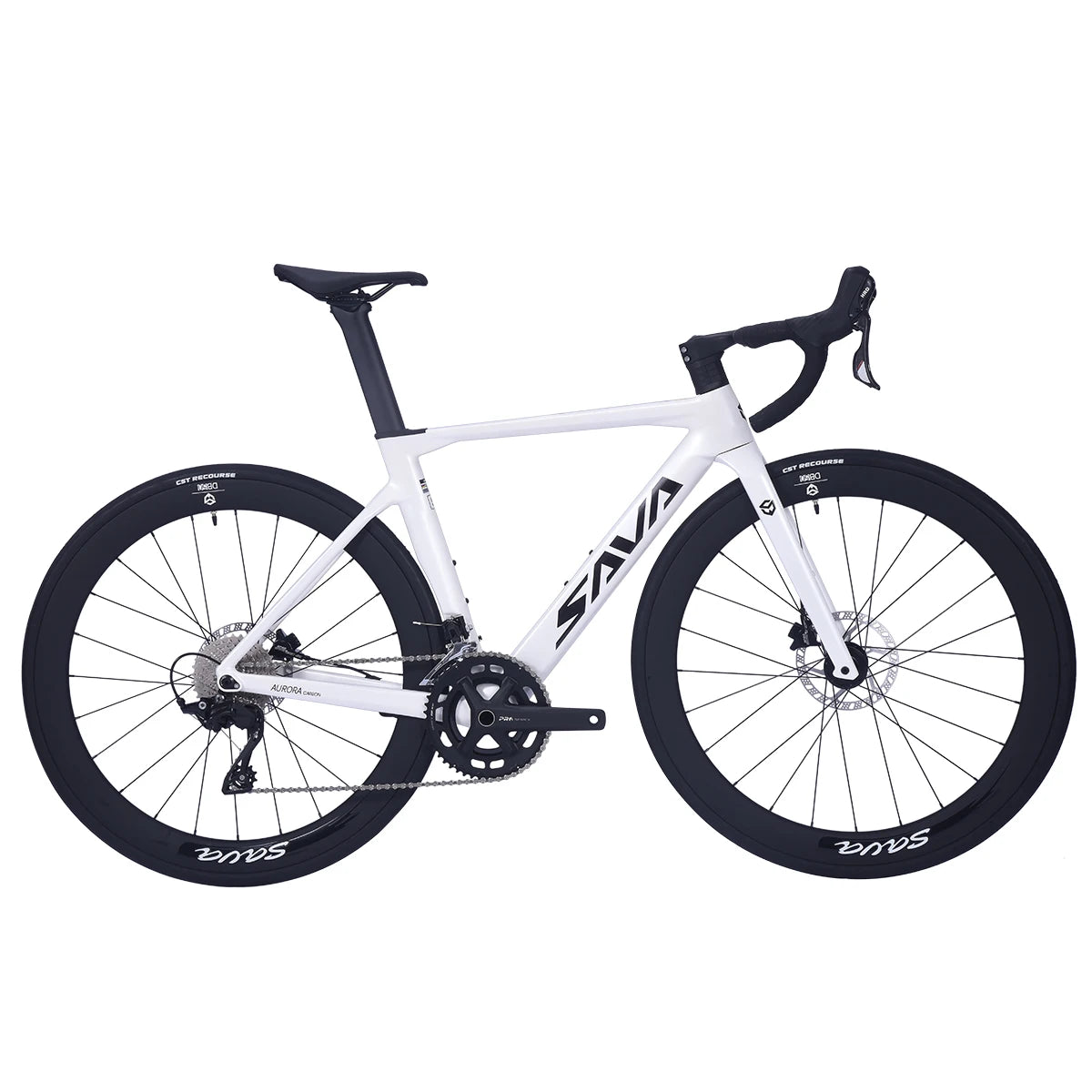 US Warehouse SAVA A7L/A7L PRO Carbon Fiber Road Bike with Shimano R7100 24-Speed Components and Hydraulic Brakes Adult Racing