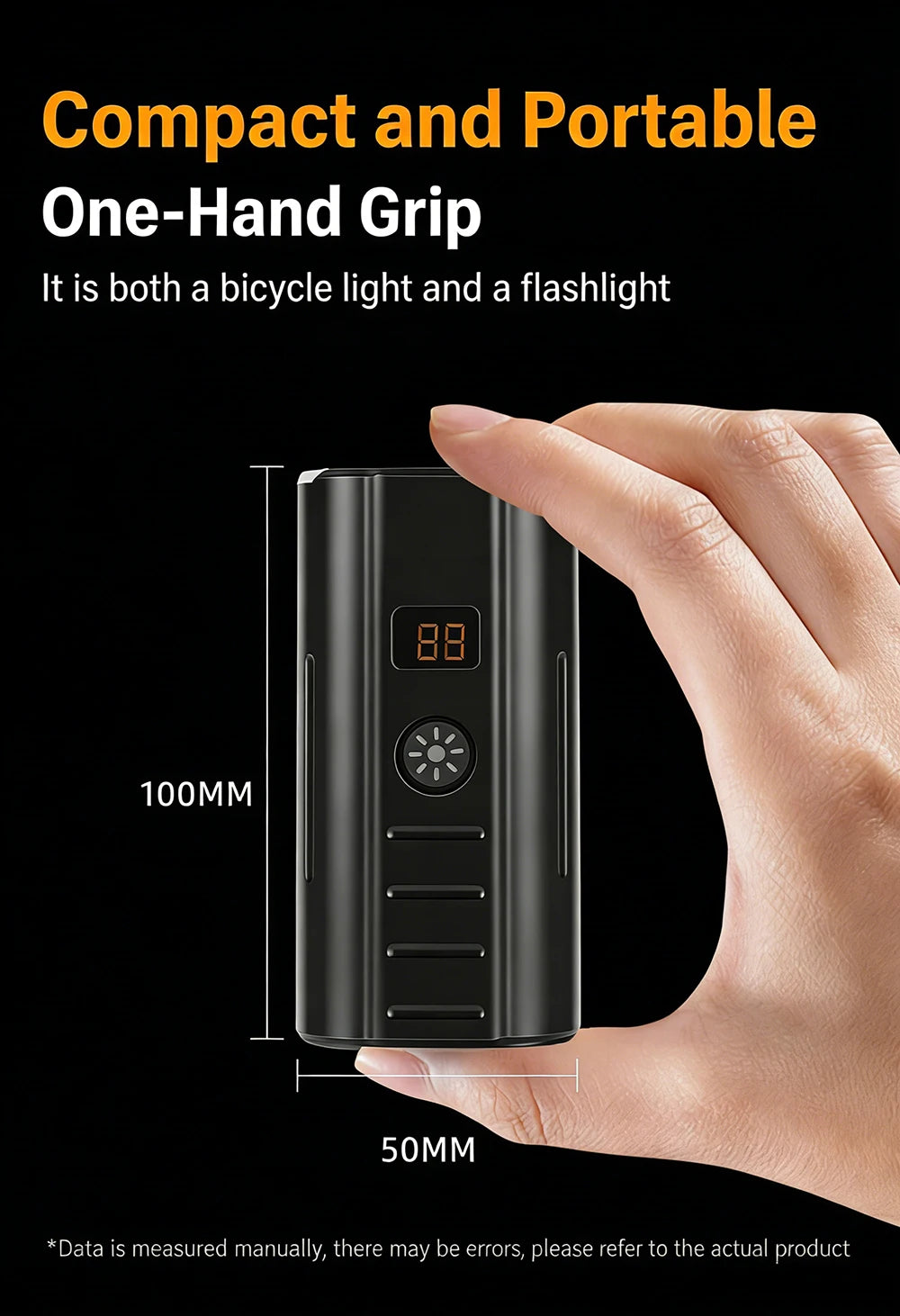 BUCKLOS LED Bike Light 2800 Lumens Bicycle Lamp 6000mAh Bicycle Front Lamp Aluminum Alloy Bike Headlight MTB Front Lantern