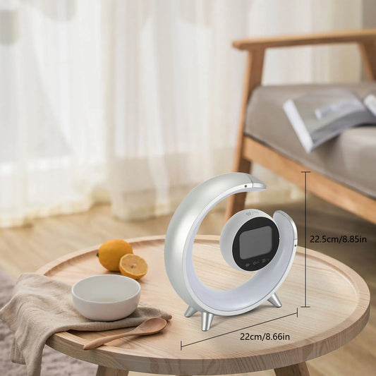 Intelligent Table Lamp Night Light Lamp Home Office Study Bedside Night Light 360° Immersive Sound for Bedrooms/Game Rooms