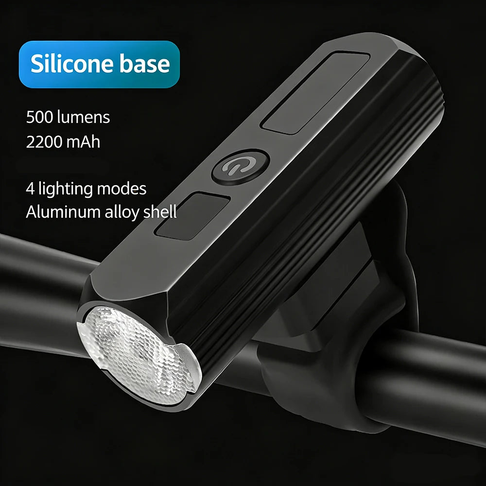 BUCKLOS LED Bike Light 2800 Lumens Bicycle Lamp 6000mAh Bicycle Front Lamp Aluminum Alloy Bike Headlight MTB Front Lantern