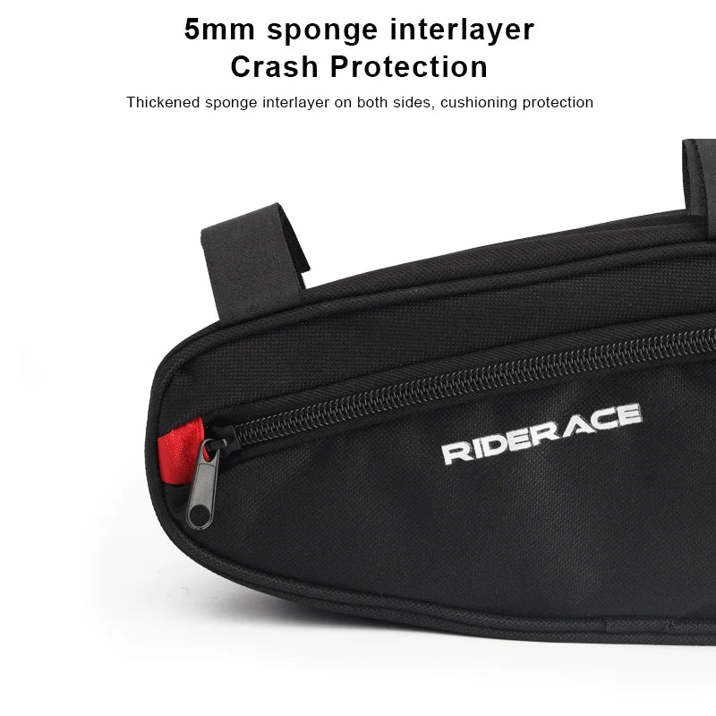 Bicycle Front Tube Frame Bag Waterproof Durable Riding Tool Storage Bag MTB Bike Triangle Pouch Multifuction Cycling Accessories