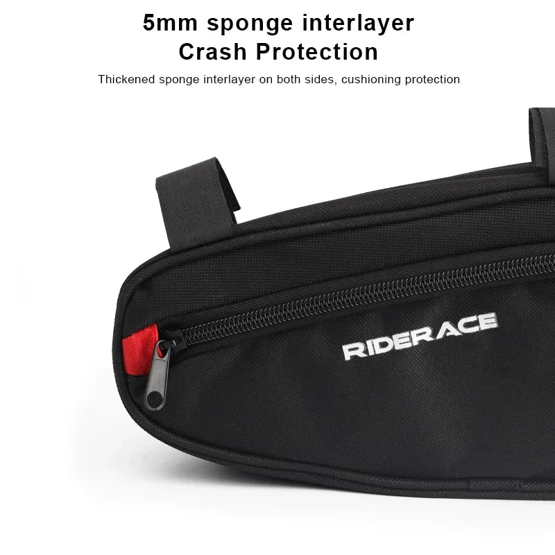 Bicycle Front Tube Frame Bag Waterproof Durable Riding Tool Storage Bag MTB Bike Triangle Pouch Multifuction Cycling Accessories