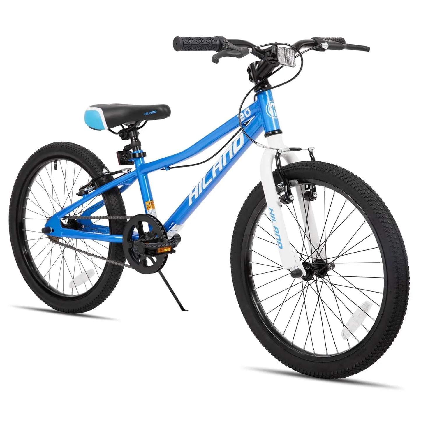Hiland 20 24 Inch Mountain Bike for Kids Age 5 + Year Old, Front Suspension Fork Kids' Bicycles for Boys Girls, Customized