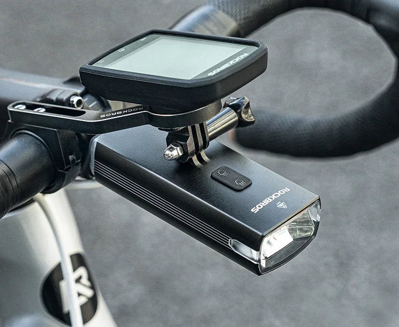 ROCKBROS Bike Light 3000LM 10000mAh Bicycle Front Light Flashlight High Brightness Type-C Bike Lamp Cycling Safety Front Lights