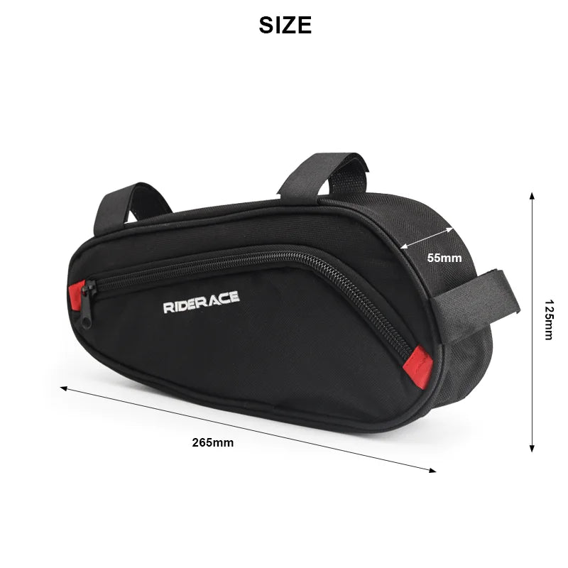 Bicycle Front Tube Frame Bag Waterproof Durable Riding Tool Storage Bag MTB Bike Triangle Pouch Multifuction Cycling Accessories