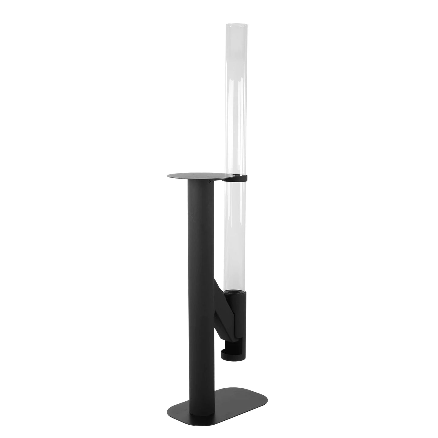 50.79in Patio Heater Wood Pellet Stove with Glass Tube Portable Wood Pellet Fire Pit with Table for Home Gardens Commercial Use