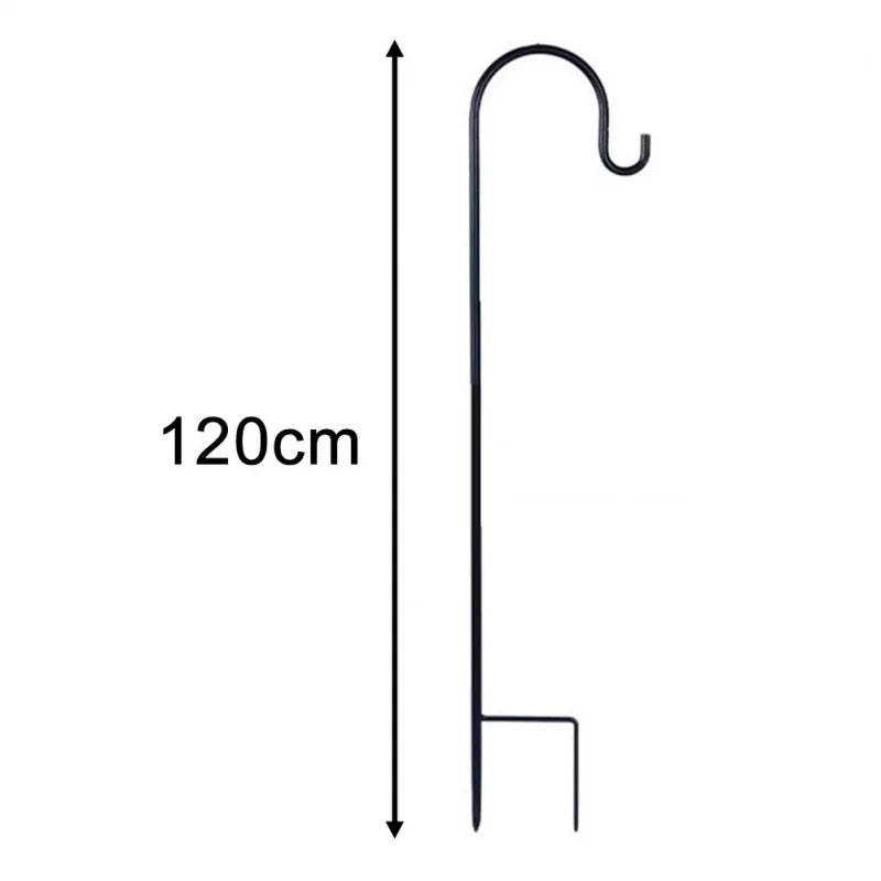 Shepherd Hook Iron Metal Hook Garden Iron Art Hook Outdoor Lawn Garden Rustproof Hook