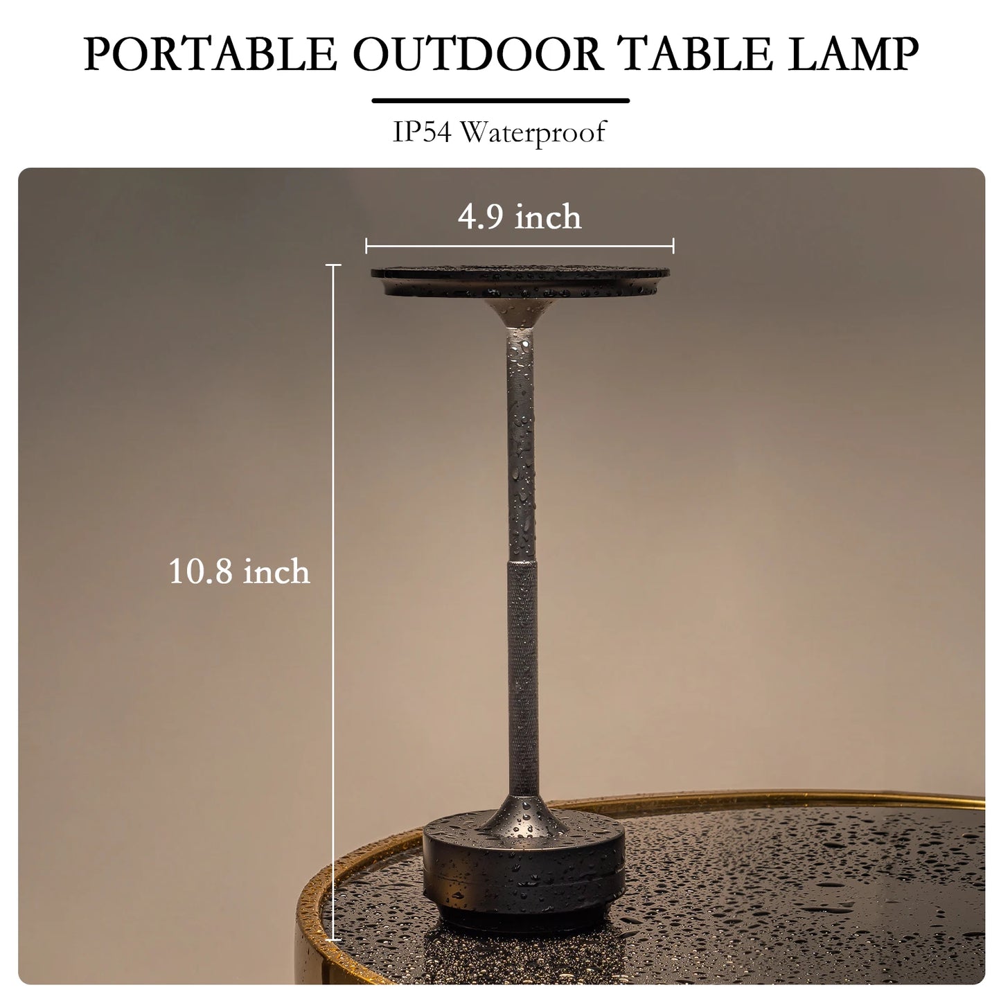 For US ONLY Rechargeable Wireless Table Lamp LED Touch Sensor Desktop Night Light Reading Lamp for Hotel Bar Bedroom Decor Light