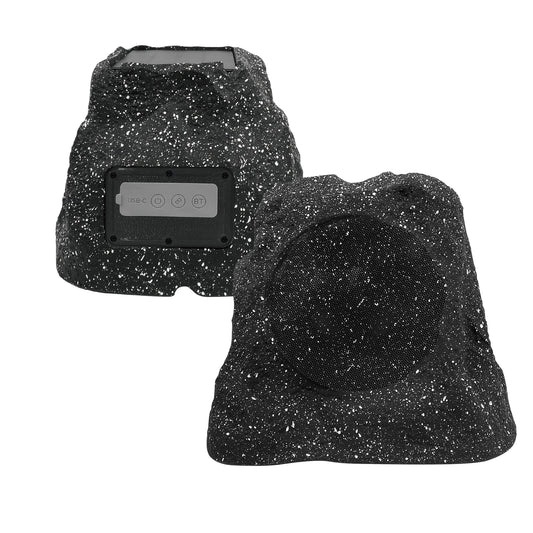 8" Rock Bluetooth Speakers Outdoor Waterproof IPX7 Wireless Solar 240W TWS Connection Powered With Rechargeable Battery