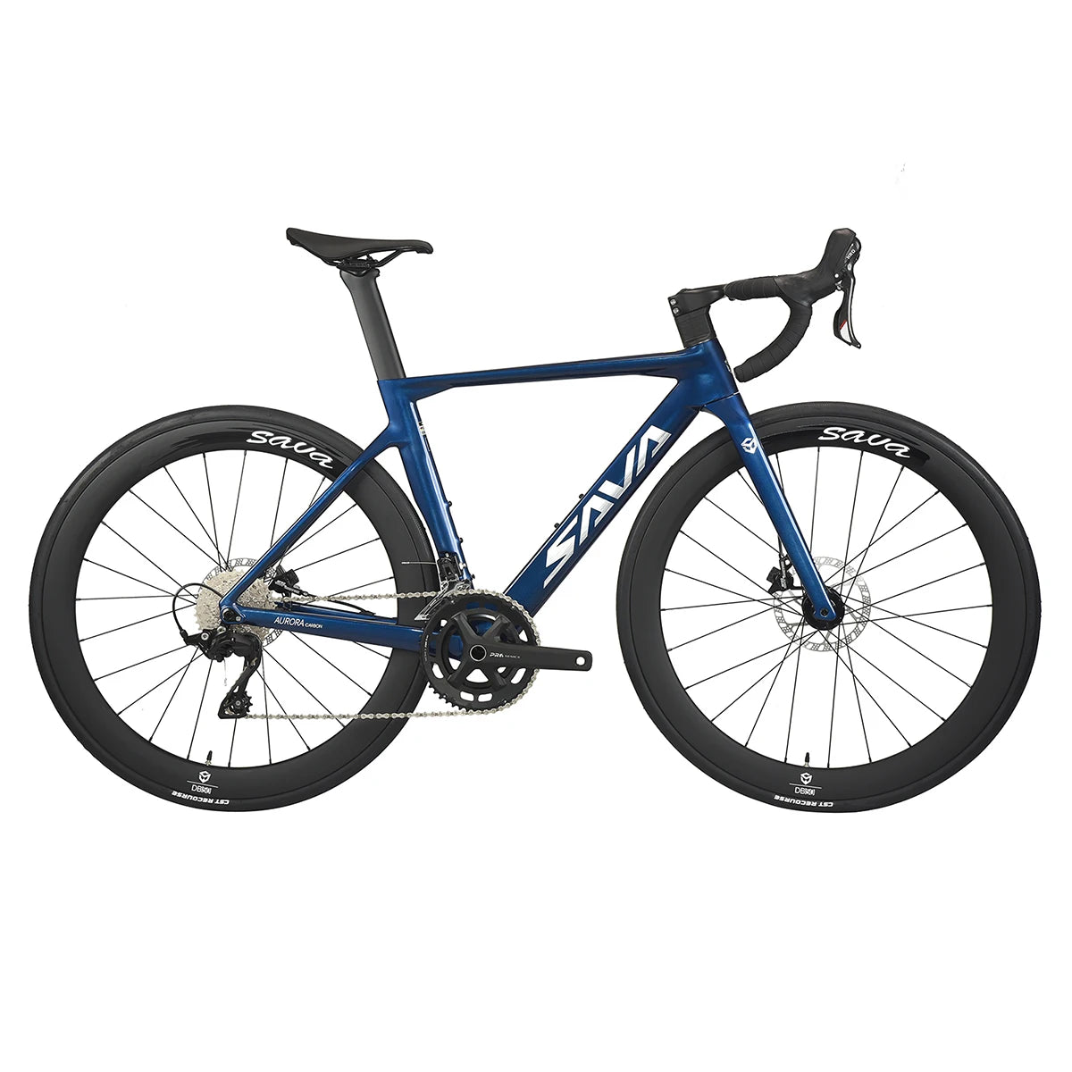 US Warehouse SAVA A7L/A7L PRO Carbon Fiber Road Bike with Shimano R7100 24-Speed Components and Hydraulic Brakes Adult Racing