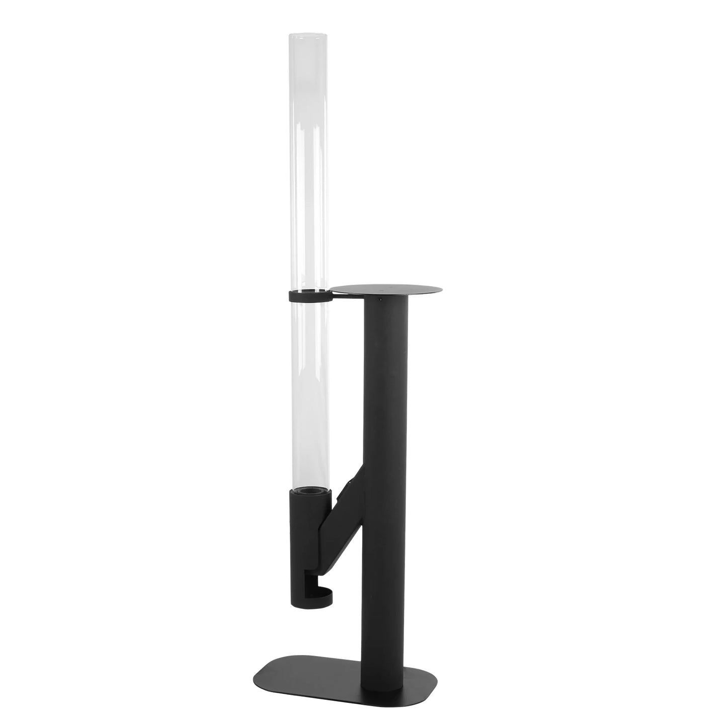 50.79in Patio Heater Wood Pellet Stove with Glass Tube Portable Wood Pellet Fire Pit with Table for Home Gardens Commercial Use