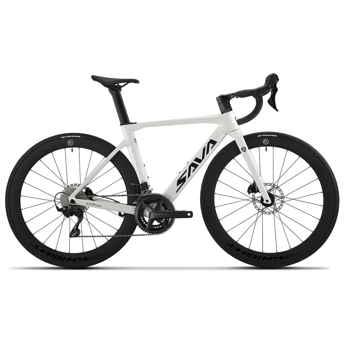 US Warehouse SAVA A7L/A7L PRO Carbon Fiber Road Bike with Shimano R7100 24-Speed Components and Hydraulic Brakes Adult Racing