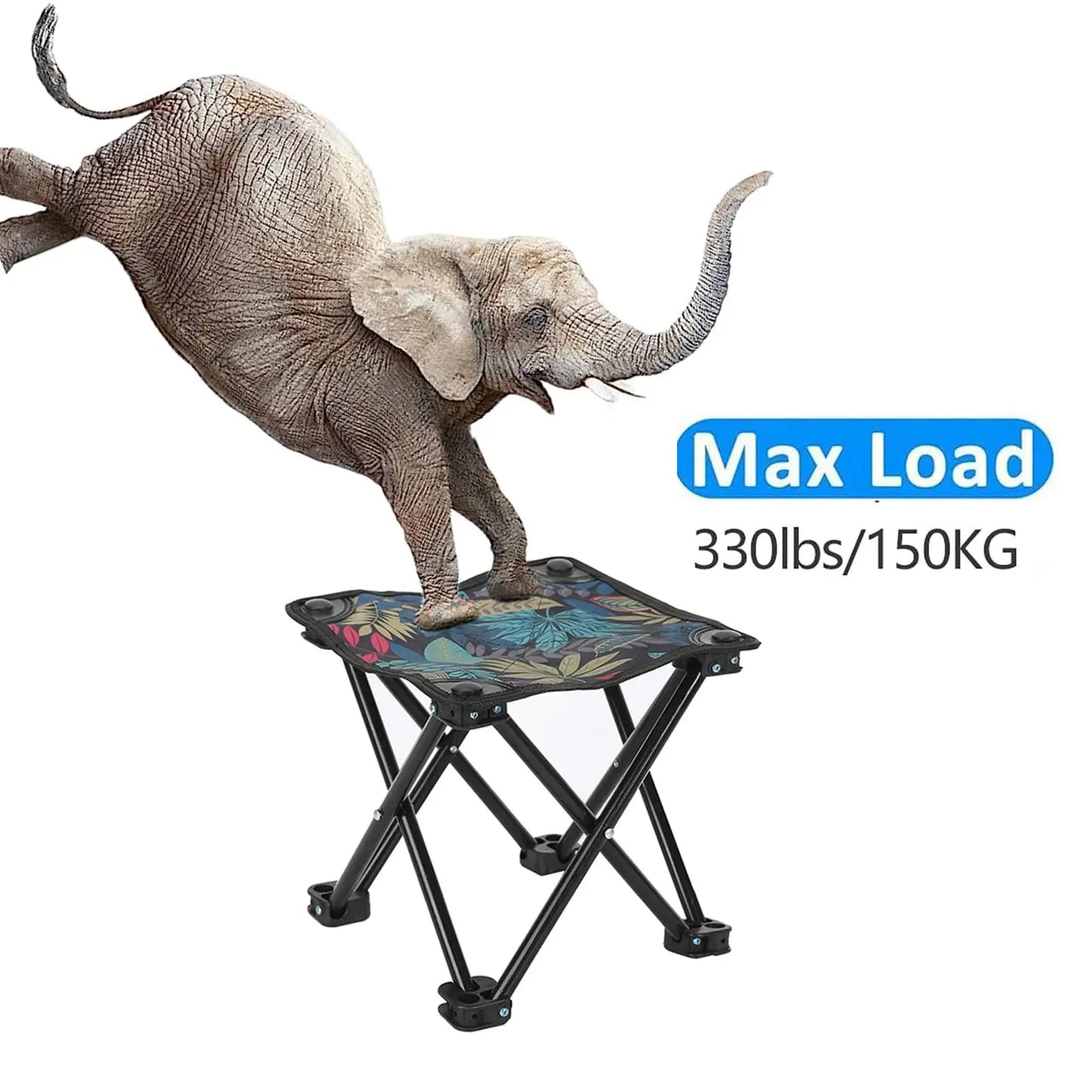 Portable Folding Stool Outdoor Camping Stool for Camping, Hiking, Fishing, Beach,Lightweight Camping Chair Travel with Carry Bag