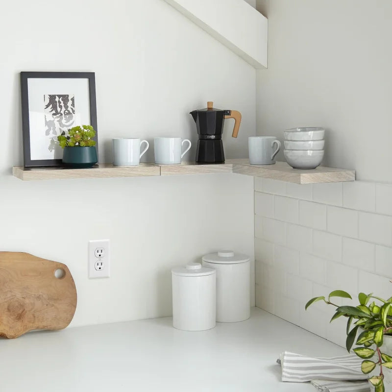 1pcs wall mounted shelf hanging on the wall, a bookshelf in the living room, a straight line wall hanging behind the sofa