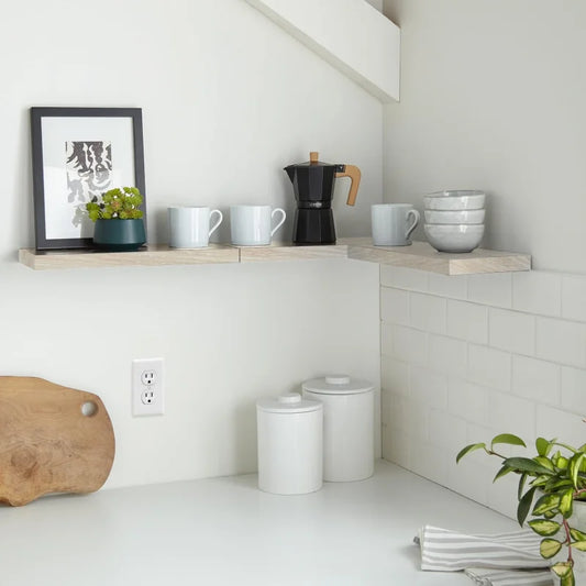 1pcs wall mounted shelf hanging on the wall, a bookshelf in the living room, a straight line wall hanging behind the sofa