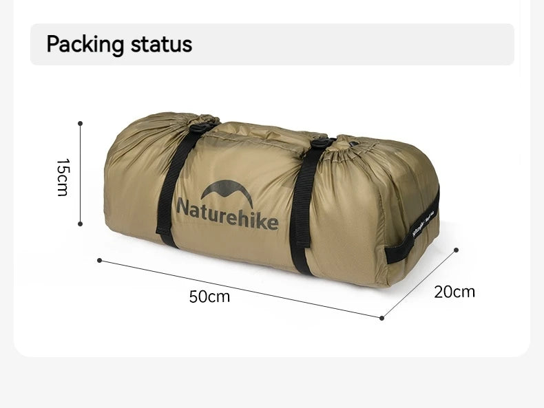 Naturehike Camping Tent 1-2 Person 4 Season CampTent Ultralight Windproof Rainproof 15D Nylon Outdoor Hiking Tent With Chimney